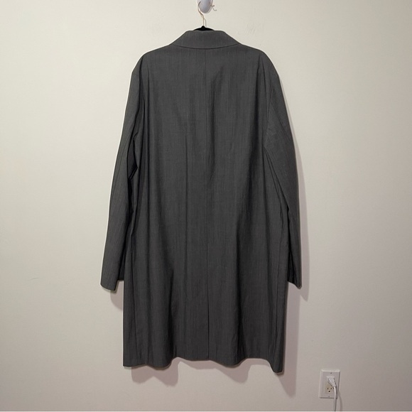 Brooks Brothers Loro Piana Men grey Storm system mohair wool blend overcoat 46L - Picture 11 of 11